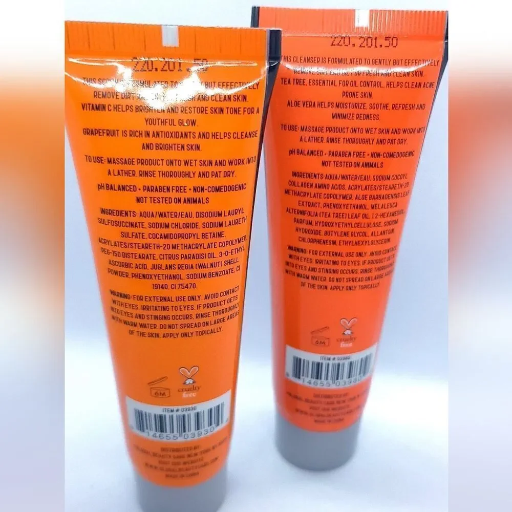 The Nobleman Men's Skin Care Travel Set | Facial Acne Cleanser & Face Scrub New
